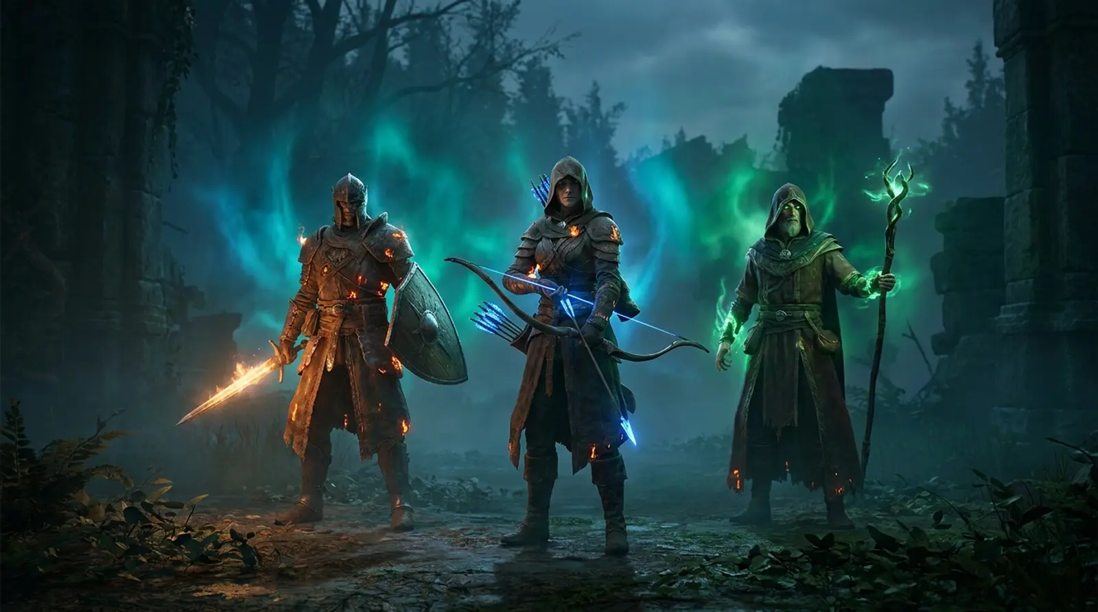 Enshrouded สาย Build ไหนแรง? แนะนำบิลด์นักรบ เวท ธนู