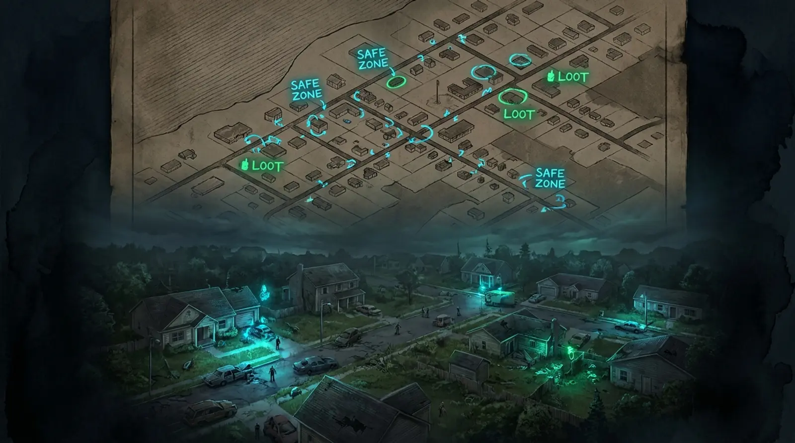 แผนที่ Project Zomboid ทุกเมือง + จุดของดี (Loot Guide ฉบับไทย)