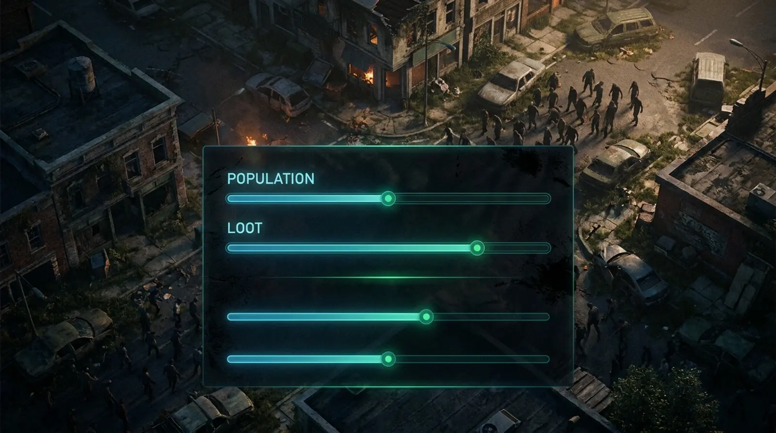 ตั้งค่า Sandbox / Server Settings Project Zomboid ให้สนุก